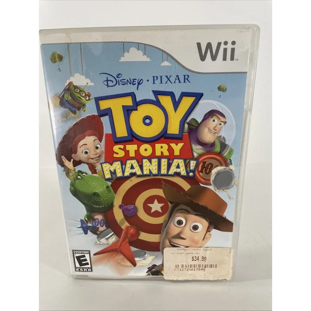 Toy Story Mania! (for Nintendo Wii) CIB Complete - Not Tested No Glasses